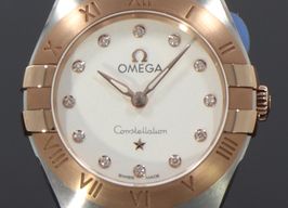 Omega Constellation Quartz 131.20.25.60.52.001 (2023) - Silver dial 25 mm Gold/Steel case