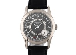 Patek Philippe Calatrava 6000G-010 (2014) - Grijs wijzerplaat 37mm Witgoud