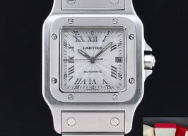 Cartier Santos Galbée 2319 (Onbekend (willekeurig serienummer)) - Zilver wijzerplaat 29mm Staal