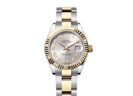 Rolex Lady-Datejust 279173 (2024) - Zilver wijzerplaat 28mm Goud/Staal