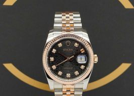 Rolex Datejust 36 116231 (2010) - Grey dial 36 mm Gold/Steel case