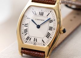 Cartier Vintage Unknown (1980) - White dial 28 mm Yellow Gold case