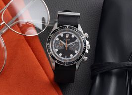 Tudor Heritage Chrono 70330N (2011) - Black dial 42 mm Steel case