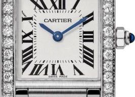 Cartier Tank Française W4TA0008 (2024) - White dial 25 mm Steel case