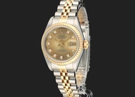 Rolex Lady-Datejust 69173 (1988) - Champagne dial 26 mm Gold/Steel case