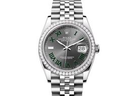 Rolex Datejust 36 126284RBR (2024) - Grijs wijzerplaat 36mm Staal