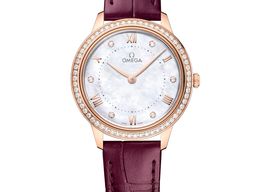 Omega De Ville 434.58.30.60.55.001 (2025) - Wit wijzerplaat 30mm Roségoud