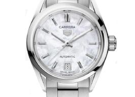 TAG Heuer Carrera Lady WBN2410.BA0621 (2024) - Wit wijzerplaat 29mm Staal