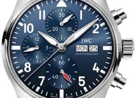 IWC Pilot Chronograph IW388101 (2025) - Blauw wijzerplaat 41mm Staal