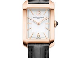 Baume & Mercier Hampton M0A10752 (2026) - Grijs wijzerplaat 22mm Roségoud