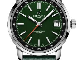 Breitling Top Time AB3113171L1X1 (2026) - Green dial 38 mm Steel case