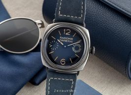 Panerai Radiomir PAM01348 (Onbekend (willekeurig serienummer)) - Blauw wijzerplaat 45mm Staal