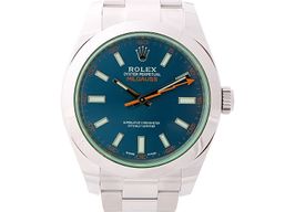 Rolex Milgauss 116400GV (2021) - Blue dial 40 mm Steel case