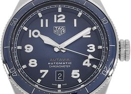 TAG Heuer Autavia WBE5116.EB0173 (2023) - Blue dial 42 mm Steel case