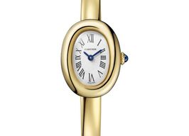Cartier Baignoire WGBA0044 (2025) - Zilver wijzerplaat 19mm Geelgoud