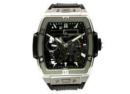 Hublot Spirit of Big Bang Meca-10 614.NX.1170.RX (2020) - Transparant wijzerplaat 45mm Titanium