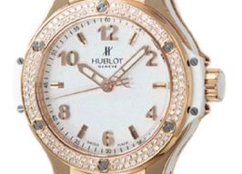 Hublot Big Bang 38 mm 361.PE.2010.RW.1104 (2024) - Wit wijzerplaat 38mm Roségoud