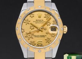 Rolex Datejust 31 178343 (2010) - Champagne wijzerplaat 31mm Goud/Staal