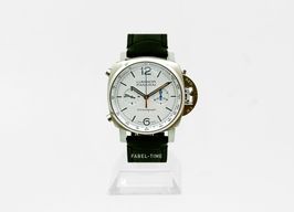 Panerai Luminor Chrono PAM01218 (2025) - White dial 44 mm Steel case