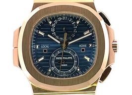 Patek Philippe Nautilus 5990/1A-011 (2024) - Blauw wijzerplaat 41mm Staal