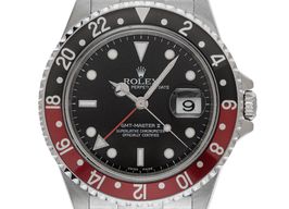 Rolex GMT-Master II 16760 (2005) - Zwart wijzerplaat 40mm Staal