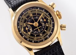 Anonymous Vintage Unknown (1940) - Black dial 29 mm Yellow Gold case