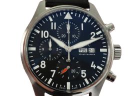 IWC Pilot Chronograph IW378001 (2024) - Black dial 43 mm Steel case