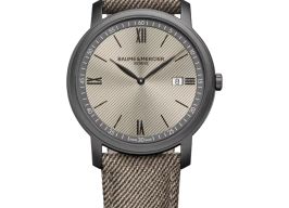 Baume & Mercier Classima M0A10767 (2026) - Grijs wijzerplaat 42mm Staal