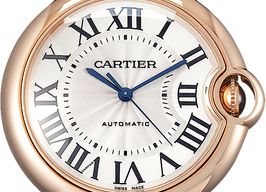 Cartier Ballon Bleu WGBB0009 (2022) - Silver dial 37 mm Rose Gold case