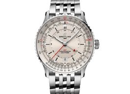 Breitling Navitimer GMT A32310211G1A1 (2025) - Zilver wijzerplaat 41mm Staal