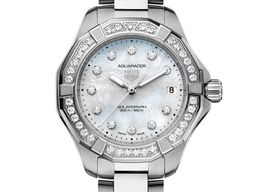 TAG Heuer Aquaracer Lady WBP1314.BA0005 (2025) - Parelmoer wijzerplaat 34mm Staal