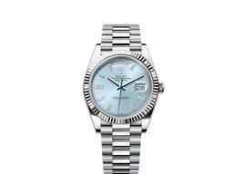 Rolex Day-Date 40 228236 (2025) - Blauw wijzerplaat 40mm Platina