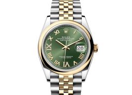 Rolex Datejust 36 126203 (2023) - Groen wijzerplaat 36mm Staal