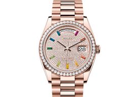 Rolex Day-Date 36 128345RBR (2025) - Diamant wijzerplaat 36mm Roségoud