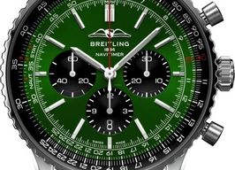 Breitling Navitimer 01 (46 MM) AB0137241L1P1 (2024) - Green dial 46 mm Steel case