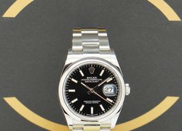 Rolex Datejust 36 126200 (2021) - Black dial 36 mm Steel case
