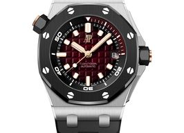 Audemars Piguet Royal Oak Offshore Diver 15720CN.OO.A002CA.02 (2025) - Red dial 42 mm White Gold case