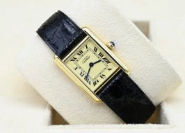 Cartier Tank Vermeil 5057001 (Onbekend (willekeurig serienummer)) - Geel wijzerplaat 20mm Zilver