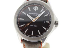 Baume & Mercier Clifton M0A10411 (2022) - Zwart wijzerplaat 42mm Staal