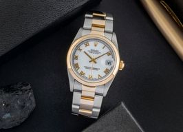 Rolex Datejust 31 78243 (2000) - Zwart wijzerplaat 31mm Goud/Staal