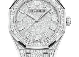 Audemars Piguet Royal Oak Selfwinding 77452BC.ZZ.1365BC.01 (2025) - Diamond dial 34 mm White Gold case
