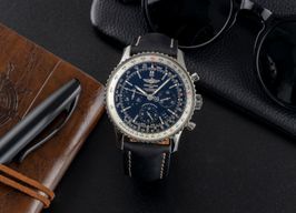 Breitling Navitimer 01 AB01211Y/BE65 (Onbekend (willekeurig serienummer)) - Zwart wijzerplaat 43mm Staal