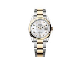 Rolex Datejust 36 126203 (2025) - Pearl dial 36 mm Gold/Steel case
