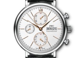 IWC Portofino Chronograph IW391031 (2024) - Zilver wijzerplaat 42mm Staal