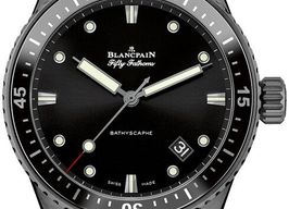 Blancpain Fifty Fathoms Bathyscaphe 5000-0130-B52A (2026) - Black dial 44 mm Ceramic case