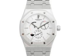 Audemars Piguet Royal Oak Dual Time 26120ST.OO.1220ST.01 (Unknown (random serial)) - Silver dial 39 mm Steel case