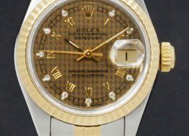 Rolex Lady-Datejust 69173 (1989) - Goud wijzerplaat 26mm Goud/Staal