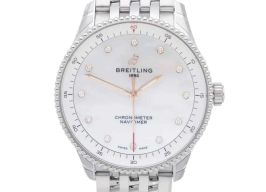 Breitling Navitimer A77320E61A2A1 (2024) - Parelmoer wijzerplaat 32mm Staal