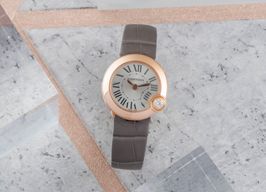 Cartier Ballon Blanc WGBL0004 (Unknown (random serial)) - Silver dial 26 mm Rose Gold case