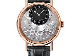 Breguet Tradition 7057br/g9/9w6 (2024) - Black dial 40 mm Rose Gold case